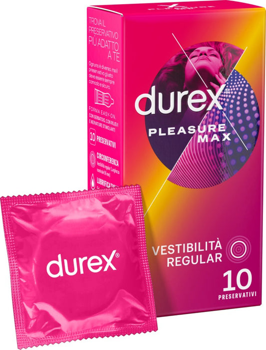 Durex Pleasure max confezione da 10 profilattici
