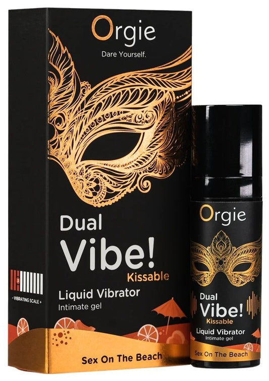 DUAL VIBE! Sex On The Beach - 15ml - gel vibrante edibile